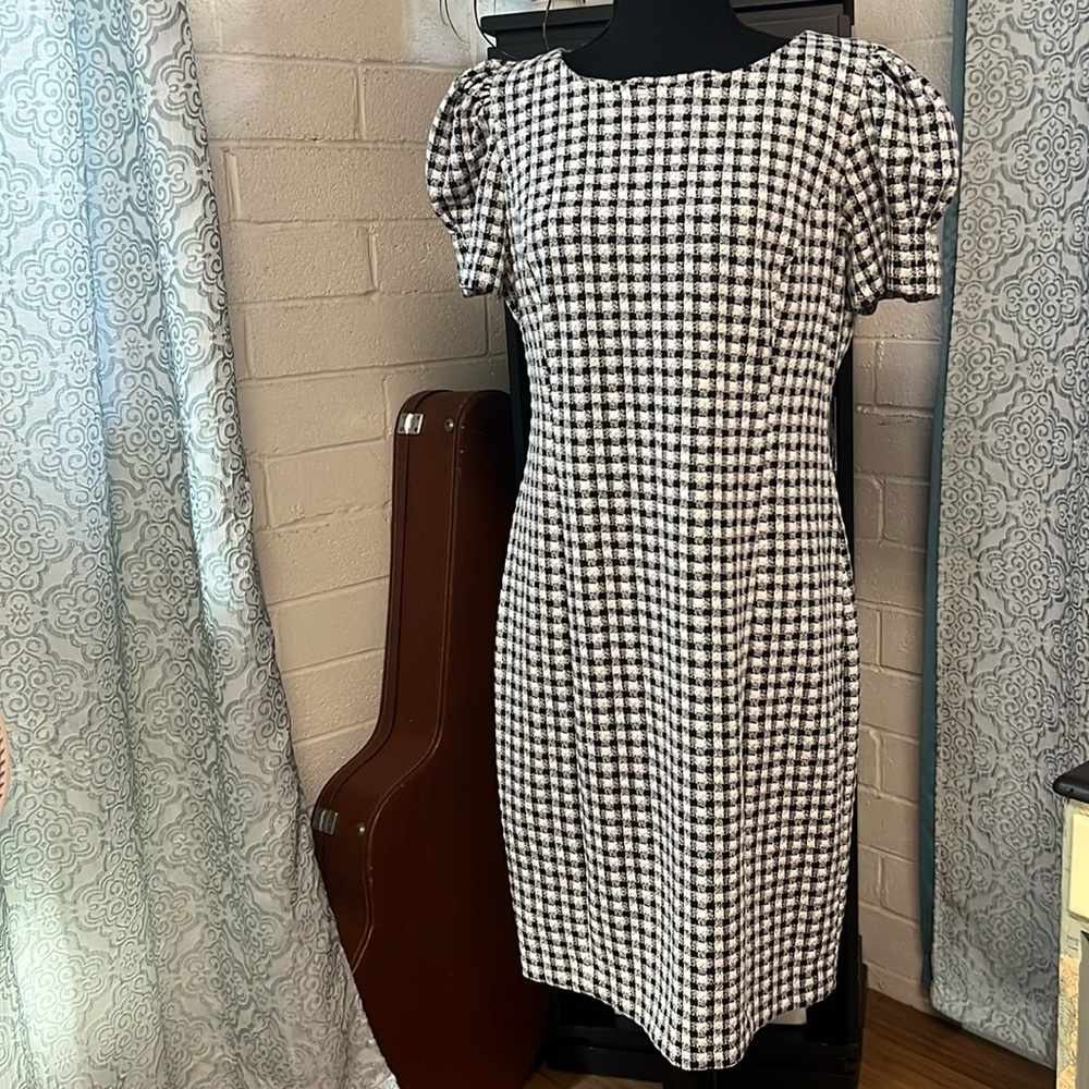Black and white dress